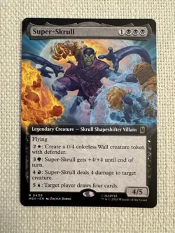 Super-Skrull (Extended Art) R0409 Marvel Super Heroes MTG NM - Image 1