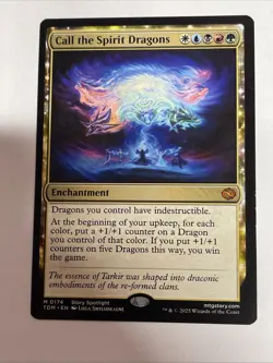 Call the Spirit Dragons Tarkir: Dragonstorm #174 Mythic - Image 1