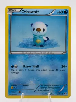 Oshawott Common Black and White 28/114 LP 2011 - Image 1