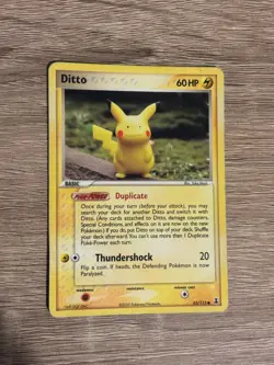 Pokemon Ditto (Pikachu) Ex Delta Species Set Card 63/113 - Image 1