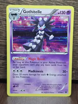 Gothitelle 47/98 Pokemon - Holo Black and White Emerging Powers NM - Image 1