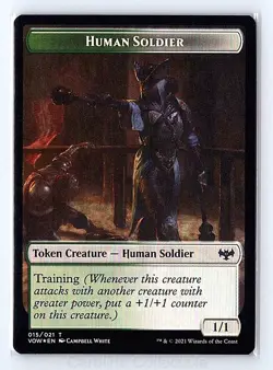 Zombie // Human Soldier Double Token Foil NM Innistrad: Crimson Vow 8 // 15 MTG - Image 2