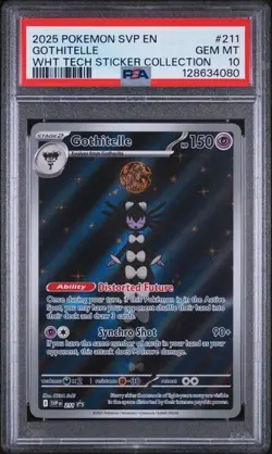 PSA 10 - 2025 POKEMON SVP EN-SV BLACK STAR PROMO 211 GOTHITELLE | WHITE FLARE - Image 1