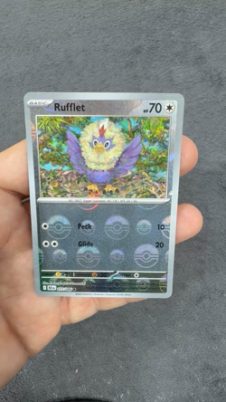 Rufflet 077/086 MASTER BALL PATTERN HOLO Black Bolt Pokemon English Sv Foil - Image 2