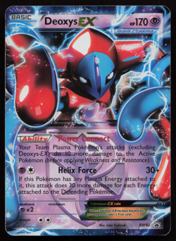 PL Deoxys EX (Team Plasma) BW82 Black & White Holo - Image 1