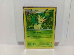 Pokemon TCG Leafeon BW87 Black Star Promo Holo Card Black White - Image 1