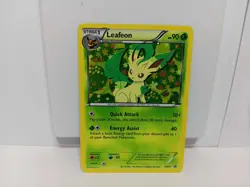 Pokemon TCG Leafeon BW87 Black Star Promo Holo Card Black White - Image 2
