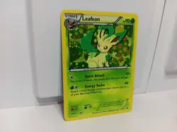 Pokemon TCG Leafeon BW87 Black Star Promo Holo Card Black White - Image 3