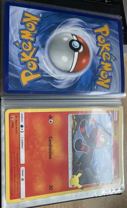 Pokemon 25th Anniversary Jumbo Binder W / 4 Oversized Cards- Very Good Used - Image 4