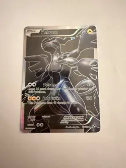 Pokemon TCG Zekrom 2011 Black and White Full Art Holo Ultra Rare Heavy Play - Image 1