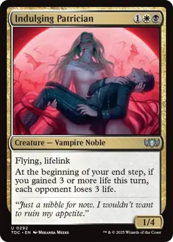 1x Indulging Patrician - Commander: Tarkir: Dragonstorm - NM - MTG - Image 1