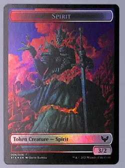 Inkling // Spirit - Foil - Double-sided Token - #4 / 6 - Strixhaven: (STX) MTG - Image 2