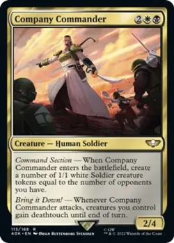 NM - Company Commander [40K - 113] Universes Beyond: Warhammer 40,000 - Image 1