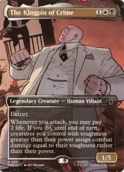 The Kingpin of Crime (Borderless) () 327 MSH Marvel Super Heroes NM - Image 1