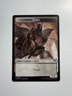 Spirit/Construct Double-Sided Token 39/41 MTG Commander Masters - Image 1