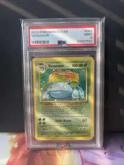 Venusaur Classic Collection 2023 CLV Trading Card Game #003 PSA 9 - Image 1