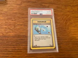 1999 POKEMON FOSSIL 1ST ED #59 ENERGY SEARCH PSA 10 - Image 1