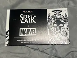 MAGIC THE GATHERING MTG SECRET LAIR SPIDER-MAN MANA SYMBIOTE RAISED FOIL SEALED - Image 1