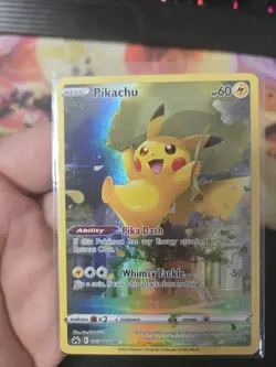 Pikachu GG30/GG70 Crown Zenith: Galarian Gallery Holo Card NM - Image 1