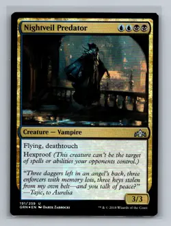 191 Nightveil Predator NM Guilds of Ravnica Foil - Image 1