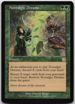 Nostalgic Dreams 135 Rare Torment Magic: The Gathering Moderately Played - Image 1