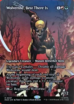 Wizards of the Coast MTG Wolverine, Best There Is MAR 0097 Rare Regular EN 2026 - Image 1