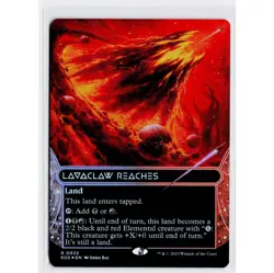 Lavaclaw Reaches (0022) (Borderless) Edge of Eternities: Stellar Sights Foil MTG - Image 1