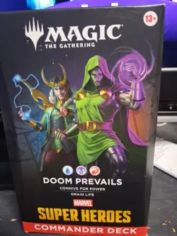 Marvel Super Heroes Commander Deck Doom Prevails - MTG - New - Image 1