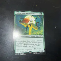 MTG magic cards 1x Hellcat, Undying Vigilante marvel play promo 0006 Unique & Mi - Image 1