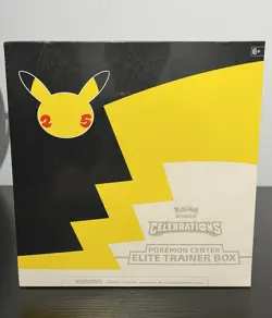 Pokemon TCG Celebrations 25th Anniversary Elite Trainer Box Pokemon Center ETB 820650809866 - Image 1