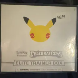 Pokemon Celebrations 25th Anniversary Elite Trainer Box ETB w/ETB Case - Image 1