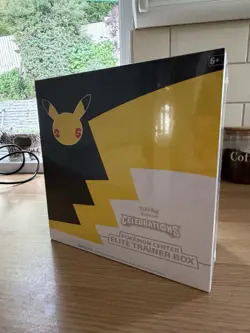 Pokemon Celebrations Pokemon Centre ETB 25th Anniversary sealed and Acrylic Case 820650809866 - Image 1