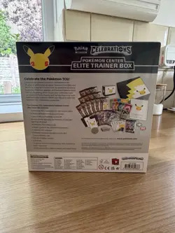 Pokemon Celebrations Pokemon Centre ETB 25th Anniversary sealed and Acrylic Case 820650809866 - Image 5