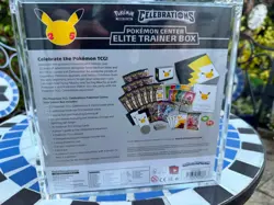 Pokemon Celebrations Pokemon Centre ETB 25th Anniversary sealed and Acrylic Case - Image 3