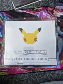 Pokemon TCG Celebrations 25th Anniversary Elite Trainer Box ETB - Image 1