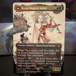 MTG - Terra, Magical Adept Borderless full art Final Fantasy non foil M0323 - Image 1