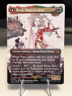 MTG - Terra, Magical Adept Borderless full art Final Fantasy non foil M0323 - Image 1