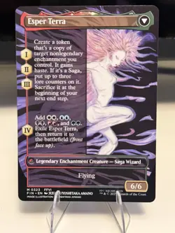 MTG - Terra, Magical Adept Borderless full art Final Fantasy non foil M0323 - Image 2
