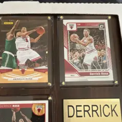 Panini Derrick Rose Chicago Bulls 2011-12 3-Card Lot NBA Hoops Optic - Image 2