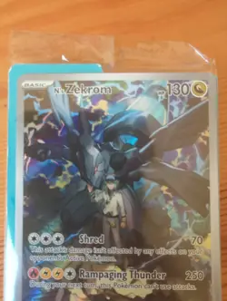 SEALED N's Zekrom Promo MEP 031 Pokemon Card - Image 2