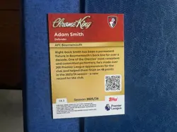 TOPPS PREMIER 2025/26 CARD CHROME KING BOURNEMOUTH SMITH CK 3 - Image 2