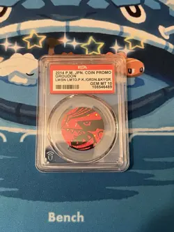 Japanese Pokemon - PSA 10 Japanese Groudon Coin Lawson - Image 1