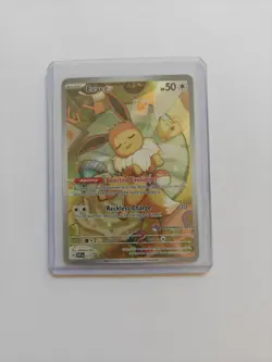 Pokemon Eevee Prismatic Evolutions Promo TCG-Svp173 Holo Card - Image 1