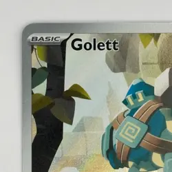 Golett 122/086 Illustration Rare Black Bolt Pokemon Card TCG Holo - Image 3