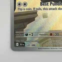 Golett 122/086 Illustration Rare Black Bolt Pokemon Card TCG Holo - Image 5