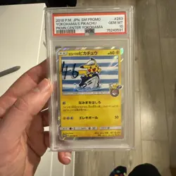 Yokohama Pikachu 282/Sm-p Japanese Pokemon Card Centar Promo Psa10 - Image 1