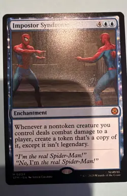 Impostor Syndrome Marvel's Spider-Man Regular Mtg M/NM Mythic - Image 1