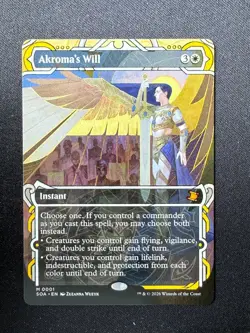 Akroma's Will MYSTICAL ARCHIVE - Secrets of Strixhaven (Magic) NM - Image 1