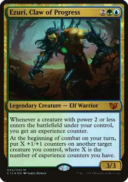 MP - Foil - Ezuri, Claw of Progress (Commander 2015) - 44 - Oversize Cards - Image 1