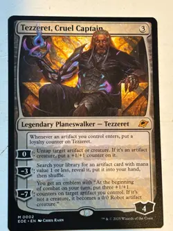 MTG Tezzeret, Cruel Captain Edge of Eternities Pack Fresh! - Image 1